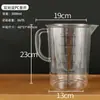 Copo Medidor de PC de Grau Alimentício com Escala, Especializado para Lojas de Chá com Leite, Cilindro Medidor de Plástico Acrílico Resistente a Altas Temperaturas, Seleção de Grau Comercial