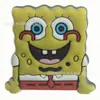 Fabricantes directos Zapatos de Bob Esponja flor chancla hebilla de zapato de PVC decoración para comercio electrónico transfronterizo Amazon Ali International/