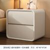 Mesa de Noche Dormitorio Multifuncional Lujo Ligero Madera Maciza Cajón Creativo Mesita de Noche Estilo Crema Almacenamiento Gabinete Multifuncional
