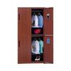Armario de Acero de Seis Puertas Dormitorio de Personal Impresión por Transferencia de Madera Desmontable Gabinete de Hierro Engrosado Baño Gimnasio Armario