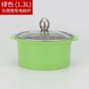 Olla Individual Pequeña Gruesa, Una Persona, Una Olla, Olla Pequeña Giratoria Comercial de Autoservicio, Cocina de Inducción, Olla Especial Anti-Escaldaduras para Shabu-Shabu