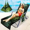 Suministro Exclusivo Transfronterizo de Fundas para Sillas de Playa de Microfibra, Serie de Hojas Impresas Digitalmente en 3D, A partir de una Pieza