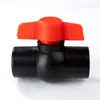 Tubería y Conexiones de PE Pulgada 1/2 Pulgada 3/4 Pulgada Tipo Socket Válvula de Bola Totalmente Plástica 110 63 32 25 Válvula de Bola Válvula de Interruptor de Agua Accesorios