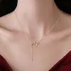 Cobra Espiritual Ano da Cobra Pingente Cobra Espiritual Colar Design Feminino Corrente de Lã Elegante Joias de Ano Novo para Mulheres Presentes