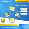 0805 LED SMD de Alta Luminosidade Branco Diodo Emissor de Luz Tubo Digital Tela Digital Equipamento de Brinquedo Luz Indicadora