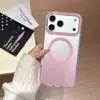 Funda magnética lateral con gradiente de dopamina adecuada para iPhone 17 Pro Max, Apple 16 Pro, anticaída 15 Pro
