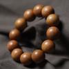 Pulseira de Madeira de Jujuba Estilo Contas Redondas, Estilo Círculo Único, Venda por Atacado do Fabricante, Joia de Contas de Oração Decorativa Estilo Simples Unissex