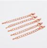 Cadena de Extensión con Broche de Langosta de Metal con Colgante de Gota de Agua Cadena de Cola, Accesorios de Cadena de Extensión para Collar Pulsera de Joyería Hecha a Mano DIY