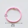 Anillo Llavero Metálico de Colores, Anillo para Carpeta, Llavero, Colgante Pequeño, Accesorios para Manualidades, Anillo para Libros, Anillo para Tarjetas, Llavero