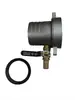 Accesorios para Bomba de Agua a Gasolina Conectores de Tubería de Entrada/Salida de Agua Superior/Inferior de 2/2.5/3/4 Pulgadas Entrada Pura de Aluminio para Mezcla de Medicina/Agua