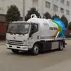 Camión de succión de aguas residuales de 12.5 metros cúbicos con bomba de vacío de anillo de agua, tanque resistente a la corrosión, para dragado de redes de alcantarillado urbanas y rurales y recolección de lodos