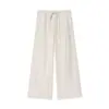Para Ropa Femenina Transfronteriza Estilo Europeo y Americano Verano 2025 Nuevo Conjunto Casual Chaleco Holgado Ajustable + Pantalones de Pierna Ancha Holgados