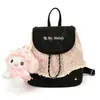 Nuevo Bolso Mochila Floral Academy Cadena Linda Bolsa 2026 Estilo de Nicho Versátil para Viajes Cotidianos Chica Dulce