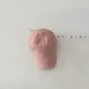 Gorra para Niños Bordada con Letra Estilo Extranjero Color Sólido Sombrero de Sol Moderna para Niños Bebé Ropa de Exterior Gorra de Béisbol