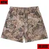 Shorts da Moda de Secagem Rápida Estilo Americano Esportivo Respirável Masculino Estampado Solto Casual Shorts de Comprimento Médio para Corrida e Fitness Exclusivo Transfronteiriço