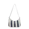 Bolsa de Ombro Versátil Estilo Coreano Tendência 2026, Bolsa de Axila Nicho Feminina, Bolsa de Mão Tecida, Bolsa de Palha Meia-Lua