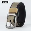 Cinturón Militar de Lona para Entrenamiento Estilo Nuevo para Hombres Hebilla de Pasador de Aleación Imitación de Nylon Cinturón Versátil Transpirable para Exteriores Cinturón para Pantalones