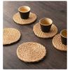 Esterilla de Lino con Aislamiento Térmico, Salvamanteles de Mesa de Comedor de Cuerda de Cáñamo, Posavasos, Esterilla de Placa a Prueba de Aceite para el Hogar, Salvaplatos, Salvamanteles de Comedor Occidental, Almacenamiento, Aislamiento Térmico, Anti-quemaduras