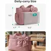 Bolsa de axila de grande capacidade para mulheres, nova bolsa de lona da moda 2026, bolsa de ombro de algodão simples e versátil, outono 2026
