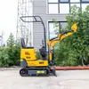 Exportado a África, el miniexcavador de orugas HT06 es una máquina multipropósito para uso doméstico y agrícola