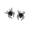 Araña Negra de Plástico de Halloween Juguete de Broma del Día de los Santos Inocentes Araña Grande Araña Afelpada Accesorios DIY