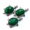 Venta al por mayor del fabricante Amazon Venta caliente transfronteriza Joyería Cristal Piedra semipreciosa Colgante de tortuga de 13*18mm Producto semiacabado