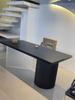 Soporte de pata de mesa de hierro de lujo ligero personalizado, mesa de comedor, isla, mesa, placa de roca, base de mesa de centro, redondo, semicírculo, pata de mesa de bar, columna de soporte