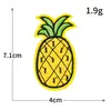Patch de Tecido Bordado Autoadesivo de Computador Melancia Abacaxi Fruta Desenho Animado Patch Bordado para Roupas Patch DIY Patch Sem Costura