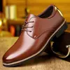 Exclusivo transfronterizo 48 talla grande zapatos de piel primavera y otoño suela blanda zapatos casuales para jóvenes zapatos formales de piel zapatos para hombre versátil