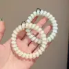 Goma para el pelo de alambre de teléfono con estampado de leopardo retro, alta elasticidad, banda de goma sin marcas para adultos, adecuada para coletas, simple y elegante, no daña el cabello