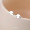 Brincos Fofos de Filhote de Pet para Mulheres, Prata Pura 999, Estilo Coreano, Modernos e Adoráveis, Novo Design de Animal Cartoon, Pequenos Brincos de Prata Pura