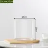 Venta Directa de Fábrica de Floreros de Plástico Imitación Vidrio de Alta Transparencia, Cubos para Flores Ecológicos, Contenedores Hidropónicos Espesados para Plantas y Botellas