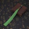 Accesorios colgantes con borlas de cuentas esmeriladas, punta colgante, Guqin antiguo, estilo nacional, hecho a mano, traje antiguo largo, solapa de prensa Hanfu