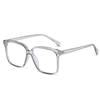 Gafas redondas de estilo coreano para mujer con película para miopía, las mismas gafas lisas anti-luz azul OZ