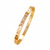 Pulseira de Aço Titânio Feminina Números Romanos Simples Moda Personalizada Moderna Pulseira Coreana Masculina e Feminina Pulseira de Casal Moderna