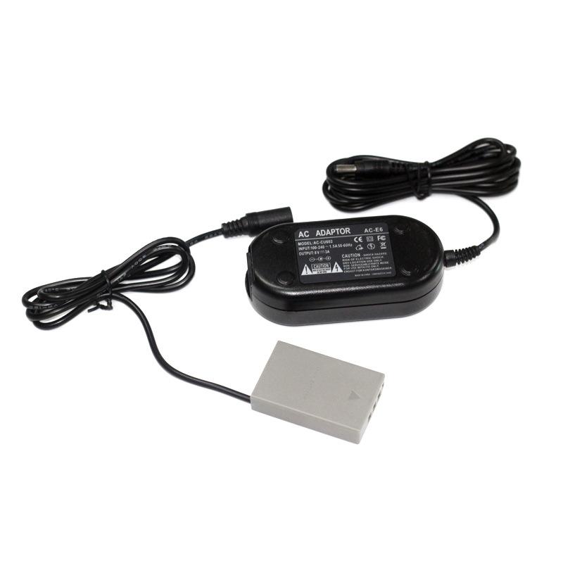 BLS5假电池DC5.5母+AC-E6适配器4