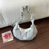 Bolso de Mano con Estampado Floral para Mujer 2026 Nuevo Verano Bolso Dumpling Casual para la Escuela y el Trabajo Bolso de Hombro Único Bolso Cruzado de Gran Capacidad