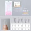 Esmalte de Uñas Escarchado Codificado, Esmalte de Uñas para Manos, 100 Cajas, Sin Grabado, Sin Rastros, Esmalte de Uñas Completo