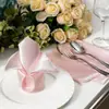 Guardanapo de Tecido Cetim, Decoração Luxuosa de Mesa, Casamento, Atacado Transfronteiriço, Guardanapo Específico para Hotel, Natal