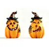 Las Decoraciones de Calabaza de Halloween Dowmoo Están Hechas de Resina Sólida de Alta Calidad con Textura Realista de Grano de Madera de Calabaza