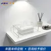 Porta-Guardanapos de Acrílico Cor Transparente de Acrílico Tampa Contra Poeira Casa Sala de Estar Quarto Sala de Estudo Caixa de Armazenamento de Lenços