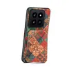 Denior É Adequado para Xiaomi 14Pro Porta-Cartão Floral de Cortiça Capa de Couro 13Ultra Carteira Suporte Capa de Celular Anti-Queda