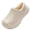 Pantuflas de Algodón Impermeables Eva para Hombre, Nuevo Modelo Invierno 2026, Gruesas de Suela Antideslizante para Casa, Deportivas, para Exteriores, Zapatos Cerrados de Algodón para Hombre