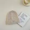 Chapéu de Lã Ins Coreano para Crianças Estilo Outono e Inverno Laço Proteção de Orelha de Tricô para Bebê Chapéu de Lã para Meninas Chapéu para o Frio