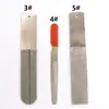 Lima de pies de diamante electrochapada, lima de uñas, modelo duro para el hogar, lima plana de metal y acero con arena de diamante para pulir