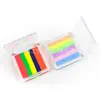 Polvo Compacto Arcoíris Totalmente Transparente Pigmento a Base de Agua Fácil de Limpiar 15g Combinación de Tiras para Combinación de Colores