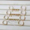 Conjunto de 24 peças de piercing de lábio e orelha push-in transfronteiriço, conjunto de brincos de aço inoxidável com zircônia unissex