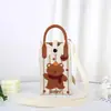 Nova Bolsa de Celular de Tricô Estilo Ins, Mini Carteira de Moedas de Gatinho Fofo, Bolsa de Mão Versátil e Bonita de Nicho para Bebê Passeando