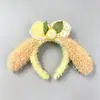 Diadema de Felpa para Niños Judy Nick Linda Orejas de Conejo para Niña Tocado Sombrero de Policía Conejo para Niña Pinza para el Cabello