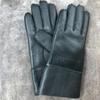 Guantes de Piel de Oveja 2020 Edición Dorso Completo Cuero Genuino para Mujer Invierno Cálido Dedos Engrosados Guantes Venta al por Mayor de Fábrica